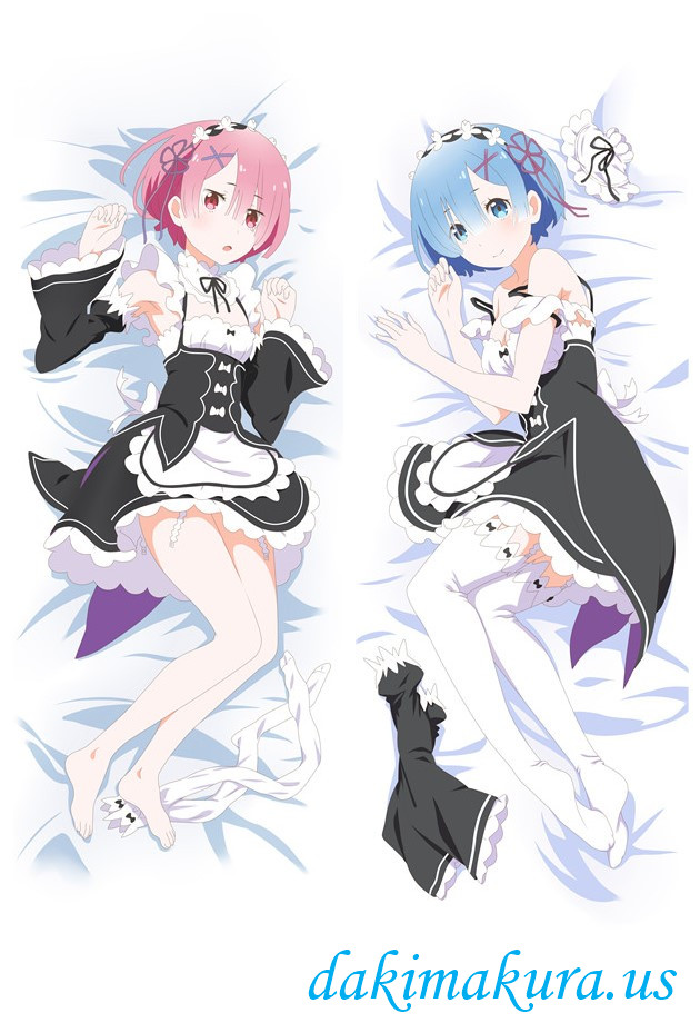 Ram and Rem - Re Zero Anime Dakimakura Japanese Hugging Body PillowCases